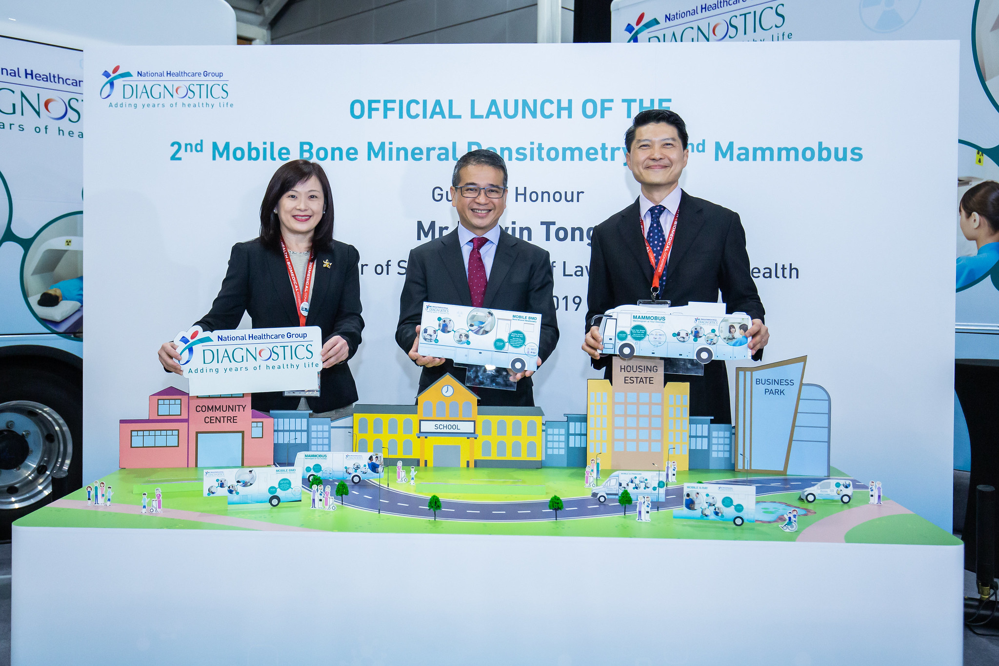 NHGD LAUNCH OF MOBILE DIAGNOSTIC VEHICLES